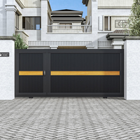 Grande conception de porte principale pour les maisons Dernière entrée principale en métal en aluminium de haute qualité Portes coulissantes en aluminium pour les maisons