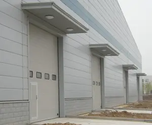 Industrial Sectional Doors and Industrial Sectional Doors Hardwares and PU Foam Sectional Sandwich Panels