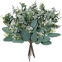 Magnifique Décoration Végétale Artificielle d'Eucalyptus Colorée pour Intérieur et Extérieur – Idéale pour Mariages, Nouvel An, Journée de la Terre, Remise de Diplômes – Qualité Supérieure