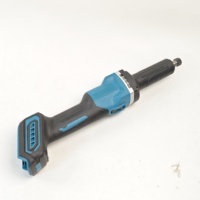 Amoladora Recta Inalámbrica Makit sin Escobillas de 18V con Batería, Abrazadera de 3-8mm y Disco de 38mm para Moldeado Automotriz, Metal y Eliminación de Óxido de Precisión
