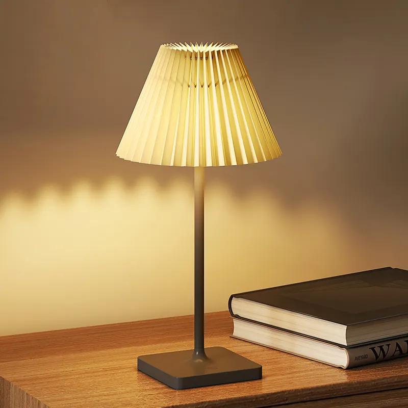 Aisilan tragbare schnur lose LED Nachtlichter Lampen schirme drahtlose LED Tisch lampe wiederauf ladbar