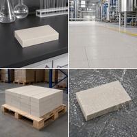Stock disponible de dalles résistantes aux acides pour revêtements de sol anticorrosion des réservoirs de stockage des usines chimiques