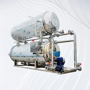 Commercial Pressure Canner Food Sterilizer Electric Steam Juice Drink Sterilization Pot Mini Retort Machine