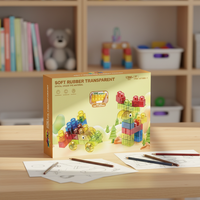 Juguetes de Construcción de Bloques Suaves y Versátiles para Niños, de Gran Tamaño, Geometría 3D, DIY, Educativos Montessori Tempranos, los Más Vendidos