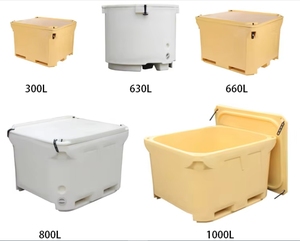 <span class=keywords><strong>Bac</strong></span> de transport isotherme en plastique de 660 L pour poissons vivants et crevettes – Conteneur de stockage et de transport de grande capacité - Product Image 5