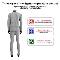 Vêtements chauffants de charge pour hommes et femmes pantalons sous-vêtements chauffants électriques thermiques d'hiver