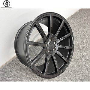 Nouvelles jantes en alliage d'aluminium forgé Mercedes de 22 pouces pour G Class Wagon W464 G63, design multi-branches, finition noire - Product Image 4