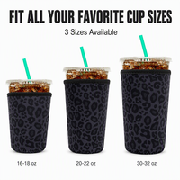 Manchon isotherme pliable en néoprène personnalisé pour tasses à café glacé, réutilisable, pour OEM, support personnalisé pour boissons froides – Vente en gros