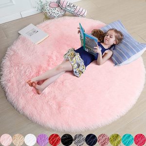 Maison enfants forme ronde beige <span class=keywords><strong>blanc</strong></span> doux soyeux luxe moderne grande grande chambre salon zone peluche shaggy moelleux <span class=keywords><strong>tapis</strong></span> <span class=keywords><strong>tapis</strong></span> - Product Image 6