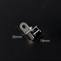 Clip de Verrouillage Universel pour Rail de Rideau Jialisi Compatible, Pince de Fixation pour Rail de Rideau Électrique pour Maison Intelligente, Hôtel, Bureau
