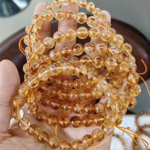 <span class=keywords><strong>Bracelet</strong></span> de perles de citrine brésilienne naturelle Accessoire de bijoux en pierres précieuses Bracelets de perles de pierre de cristal pour femmes hommes - Product Image 5