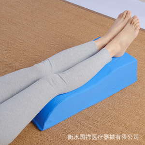 Almohadilla de elevación de extremidades inferiores en forma de S, rectangular, para alivio de presión y fisioterapia, para el cuidado de úlceras por presión - Product Image 1