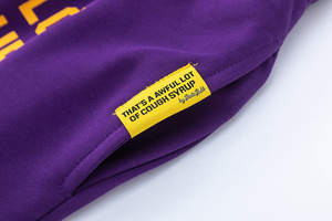 Pantalones Cortos Deportivos Casuales de Estilo Urbano Americano para <span class=keywords><strong>Hombre</strong></span>, Venta al por Mayor, con Estampado de Letras Personalizado 'THAT'S AWFUL LOT of COUGH SYRUP' - Product Image 6