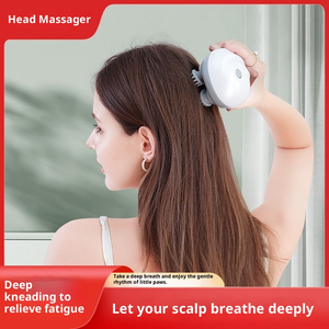 Masseur de tête portable et léger, machine de massage vibrante intelligente pour <span class=keywords><strong>la</strong></span> tête, 3 modes de massage, masseur du cuir chevelu pour <span class=keywords><strong>la</strong></span> relaxation de <span class=keywords><strong>la</strong></span> tête - Product Image 3