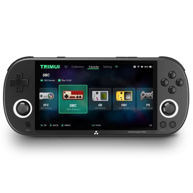 Trimui Smart Pro Handheld Game Console 4.96 Inch 720x1280 IPS HD Screen Linux 64G 128G Players Wireless WIFI Kids Gift