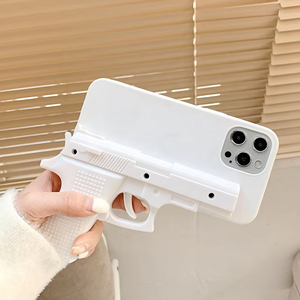 Nueva Funda Creativa 3D con Forma de Pistola de Juguete, Divertida y Resistente a Golpes para iPhone 16 Pro Max - Product Image 4