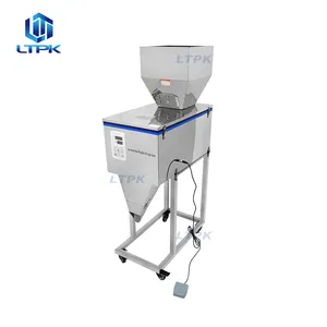 LT-W1200J automatic weighing solid best washing detergent bottle talcum powder 1kg filling packing machine for business