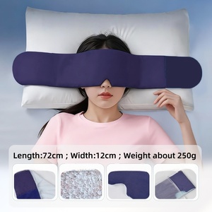 Masque de sommeil en soie 2026 Gravity, longueur 72 cm, occultant la lumière, sangle élastique, conception à micro-pression double face, masque pour les yeux - Product Image 1