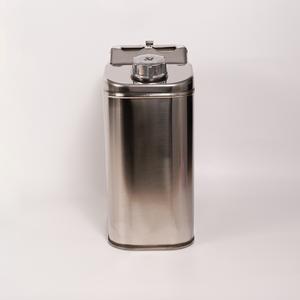 Bidon carré multifonction en acier inoxydable 430 304, différentes capacités (5L-80L), étanche et durable pour le diesel/essence - Product Image 4