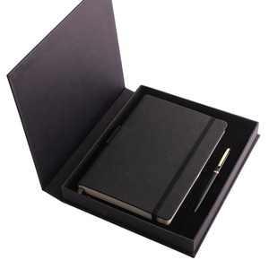 Souvenirs de mariage pour invités a5 rose couverture en tissu journaux logo personnalisé carnet avec stylo - Product Image 2