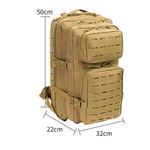 Mochila Táctica Multifuncional de Nailon 720D, Impermeable, con Corte Láser, para Senderismo y Camping al Aire Libre - Product Image 2