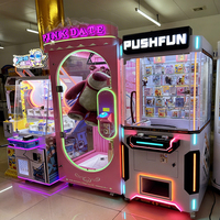 Fabricant personnalisé enfants et adultes prix maison de bonbons griffe Machine vraie grue d'arcade Machine d'amusement à pièces