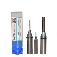 Mata Bor Router Kayu Tideway Industries 1/4 & 1/2 Inch Shank Straight End Grade 1/4 2 Flutes TCT Milling Cutter