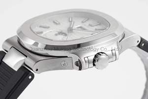 Montres Mécaniques Hommes Personnalisées Saphir, Bracelet Acrylique, Aiguille, Chronographe de Plongée 40 mm, Boîtier en Acier Inoxydable, 50 Bar - Product Image 3