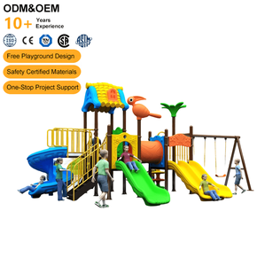 CE-gecertificeerde kinderspeelset van kunststof voor buitengebruik, geschikt voor resorts, parken en achtertuinen. - Product Image 6