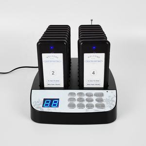 JT-916 бесплатный дизайн логотипа беспроводной Ресторан Гостевая система вызова черный пейджер зуммер официант сервисная система - Product Image 2