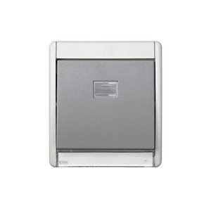 Interruttore con tasto singolo, design elegante, facile installazione, ideale per interruttori e prese, perfetto per la decorazione e - Product Image 1