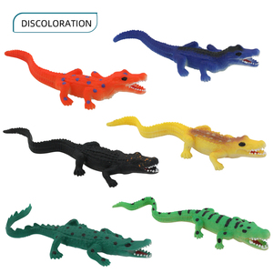 Juguete de Cocodrilo Termocrómico de TPR, Brilla en la Oscuridad, Cambia de Color en el Agua, Juguete Educativo de Ciencia y Sensorial - Product Image 2