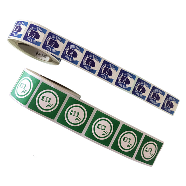 High Secure Mini RFID 13.56 MHz NFC Tag with 1 KB Memory Waterproof & Adhesive for Hotel & Payment Use