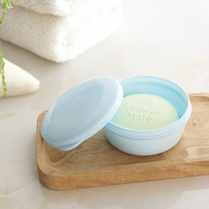 Japanese Style Soap Box With Lid PP Plastic Rectangular Portable Travel Leak Proof Drainable Design - Product Image 4
