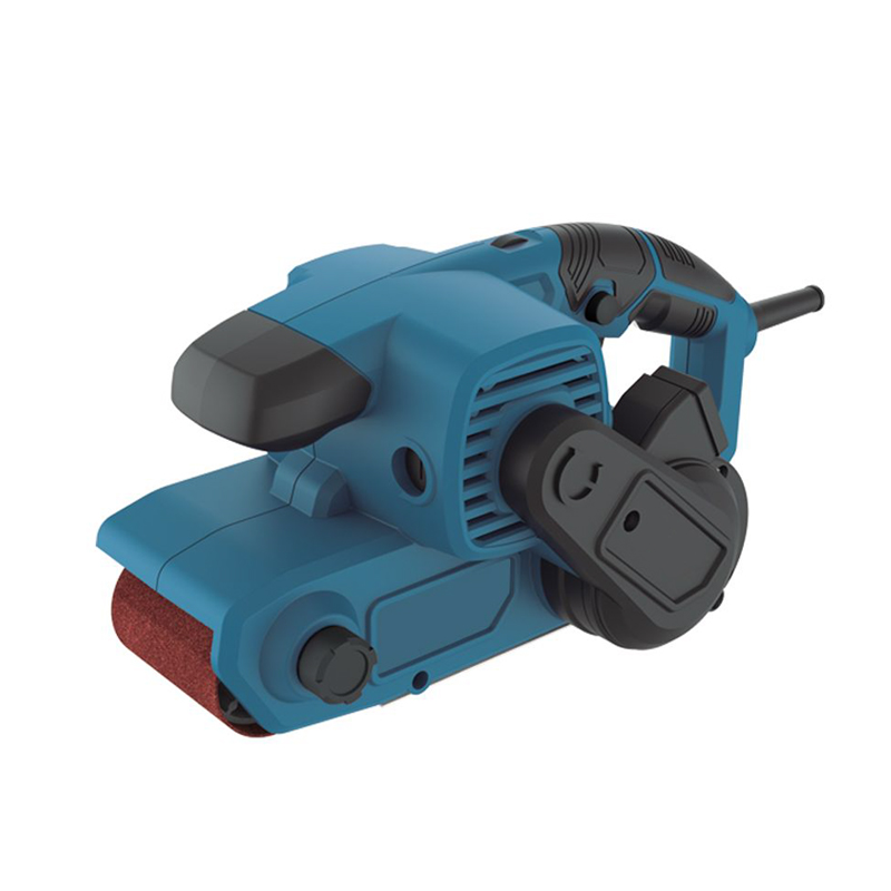 Hantechn 1010W Portable Wood Metal Polishing Grinder Machine Hand-Held Speed-Adjustable Electric Wide Belt Sander