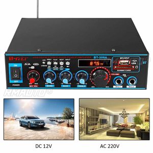 800W 12V220V HIFI 2CH Car Audio <b>Stereo</b> Power Amplifier bluetooth FM Radio Home Theater Amplifiers Music Subwoofer Sound <b>System</b> - Product Image 5