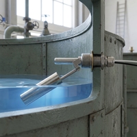 WOW LLS-SYZ2 Interrupteur à flotteur de niveau en acier inoxydable à montage latéral pour contrôle de niveau de liquide