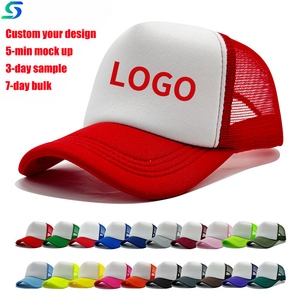 <span class=keywords><strong>Gorra</strong></span> Trucker de Espuma de 5 Paneles de Alta Calidad, Precio Bajo, Personalizable con Logotipo Bordado, <span class=keywords><strong>Gorra</strong></span> de Béisbol de <span class=keywords><strong>Malla</strong></span> Premium - Product Image 1