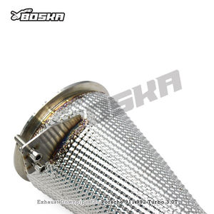 ท่อไอเสียตรง OEM สำหรับ Porsche 911 992 Turbo 3.0T ปี 2020-2023 ยี่ห้อ Boska Exhaust ระบบไหลอิสระ ทำจากสแตนเลส - Product Image 3