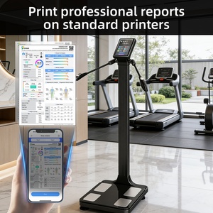 Báscula Analizadora de Composición Corporal y Grasa de 8 Electrodos Única con Conectividad Bluetooth y Wi-Fi, Medición de Peso e IMC para Centros de Fitness - Product Image 3