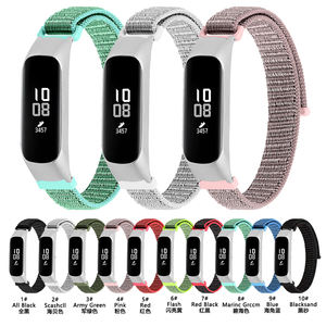 Bracelet boucle en Nylon IVANHOE pour-<span class=keywords><strong>Samsung</strong></span> -<span class=keywords><strong>Galaxy</strong></span> <span class=keywords><strong>Fit2</strong></span> SM-R220 Sport Bracelet de remplacement Bracelet montre intelligente Bracelet accessoire - Product Image 4