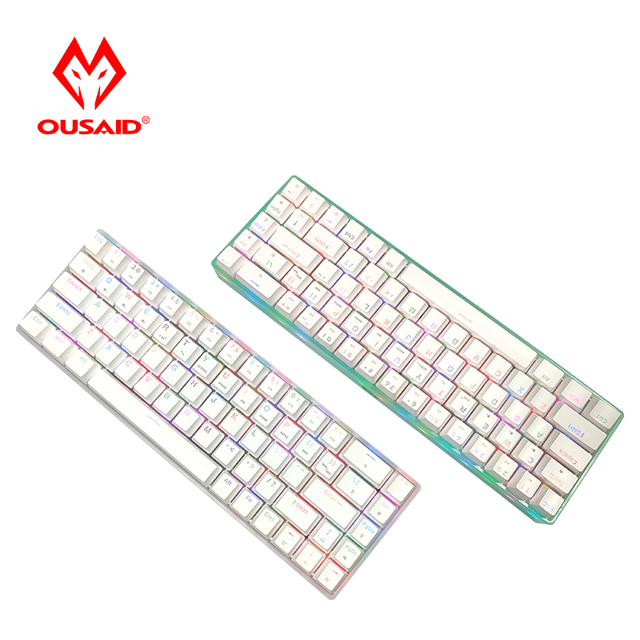 BT Wireless K68 60% Three Mode RGB Mechanical Gaming Keyboard