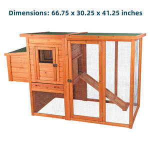 Nidi in Legno per Animali da Esterno con Tetto Piatto, per Conigli, Pollame, Anatre, Galline Ovaiole, Gabbie e Pollai - Product Image 6