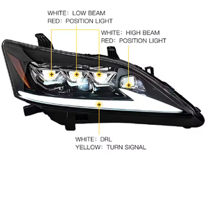 AURON Nouveau Phare Avant LED Laser Bicolore 6000K 12V 36W pour Lexus ES 2006-2012, Mise à Niveau Automobile, Garantie 1 An - Product Image 2