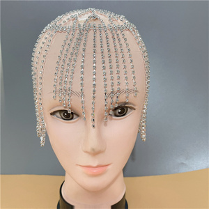 Diseñador mujeres niñas novia exótica <span class=keywords><strong>Cleopatra</strong></span> con cuentas danza del vientre cabeza sombrero accesorio para el cabello tocado para fiesta boda mostrando - Product Image 6