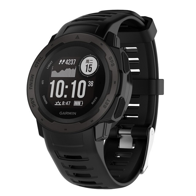 Band New Silicone Replacement Watch Strap Sport Wristband Belt for Garmin Instinct 2