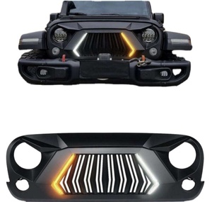 Grille avant noire en ABS de conception nouvelle pour <span class=keywords><strong>JEEP</strong></span> WRANGLER JK 2013-2017 - Product Image 2