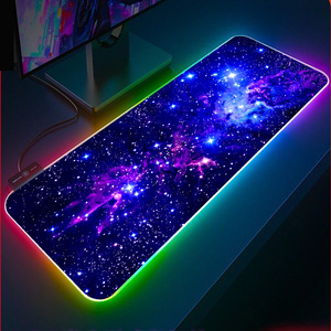 Blue Star RGB Mauspad XXL Computer-Tastaturunterlage Gaming-Zubehör <span class=keywords><strong>LED</strong></span> Gamer PC Verbindbare Matte USB Gaming-Schreibtischunterlage - Product Image 2