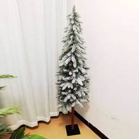 Arbre de Noël artificiel en cône de pin blanc pour décoration de table de mariage en intérieur