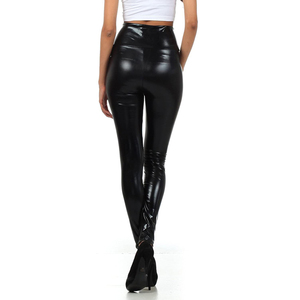 <span class=keywords><strong>Leggings</strong></span> in Finta Pelle Latex Lucidi per Danza, Rave e Festival - Costume Vendita Calda - Product Image 4